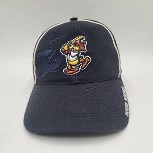 Toledo Mud Hens Baseball Hat Cap Strapback Blue White Embroidered Logo Mens